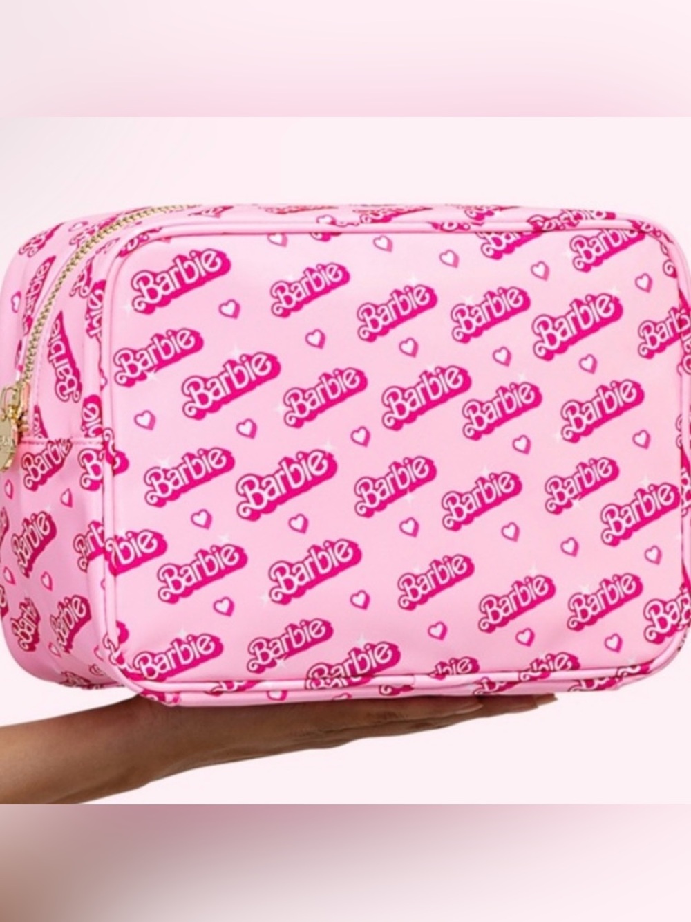 NWT Stoney Clover Lane x Barbie Large Pouch and Rollerblades Patches set